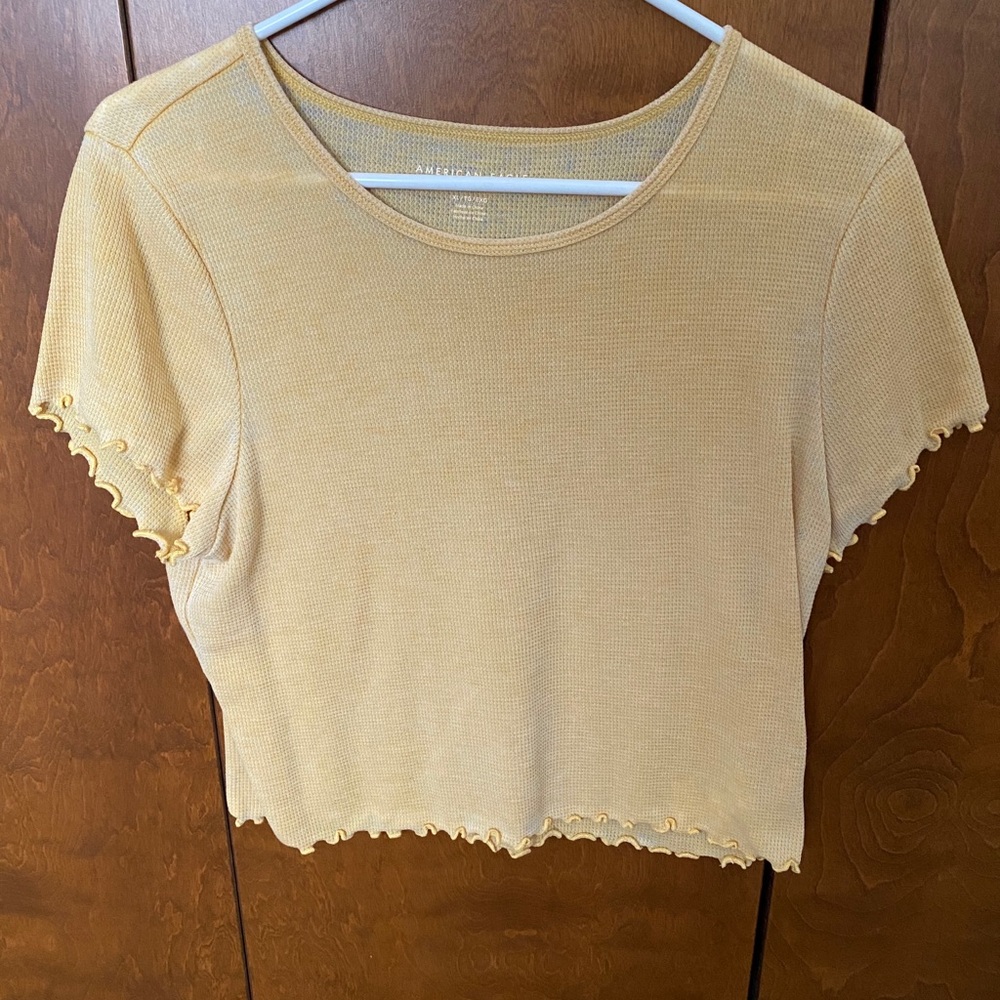 Yellow Crop Top